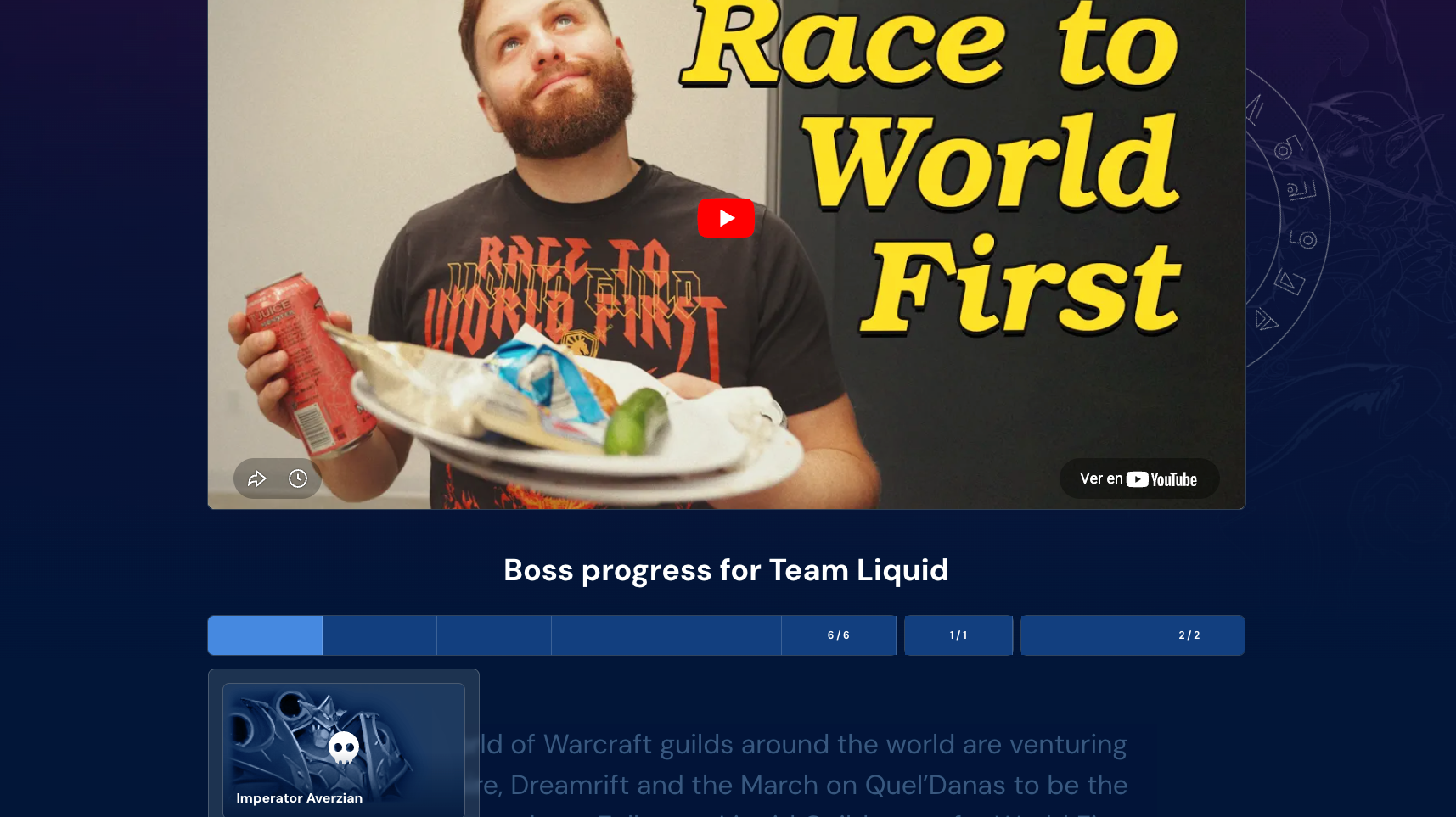 Race To World First